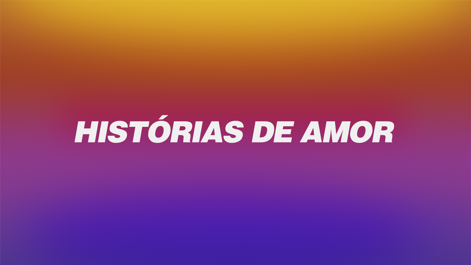 Histórias de Amor