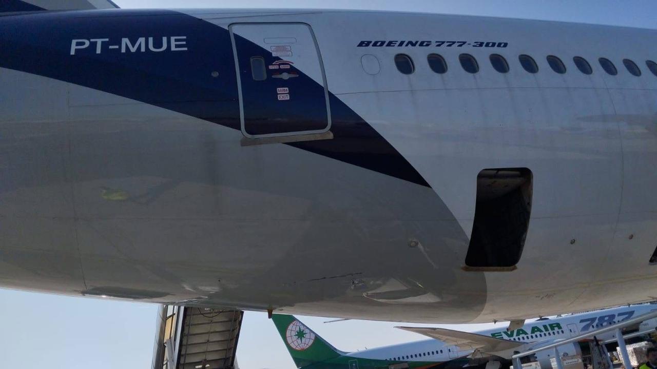 Avião da LATAM é atingido por caminhão e sofre danos no Aeroporto de Milão  – Noticias R7, image size:1280x720