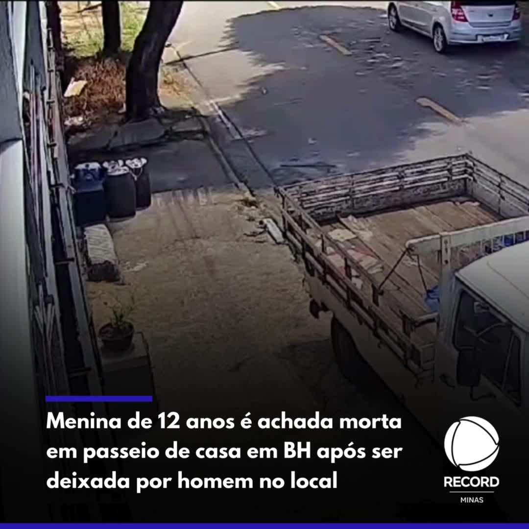 Vídeo mostra homem deixando menina de 12 anos em passeio de casa na região  nordeste de BH