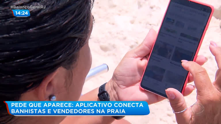 Carioca cria aplicativo para ser usado na praia