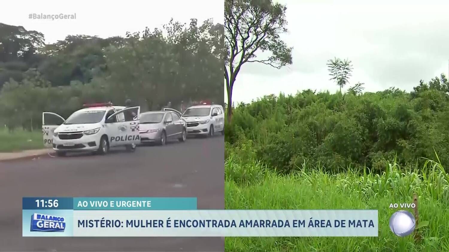 Mulher é encontrada amarrada em mata de Franca – Record