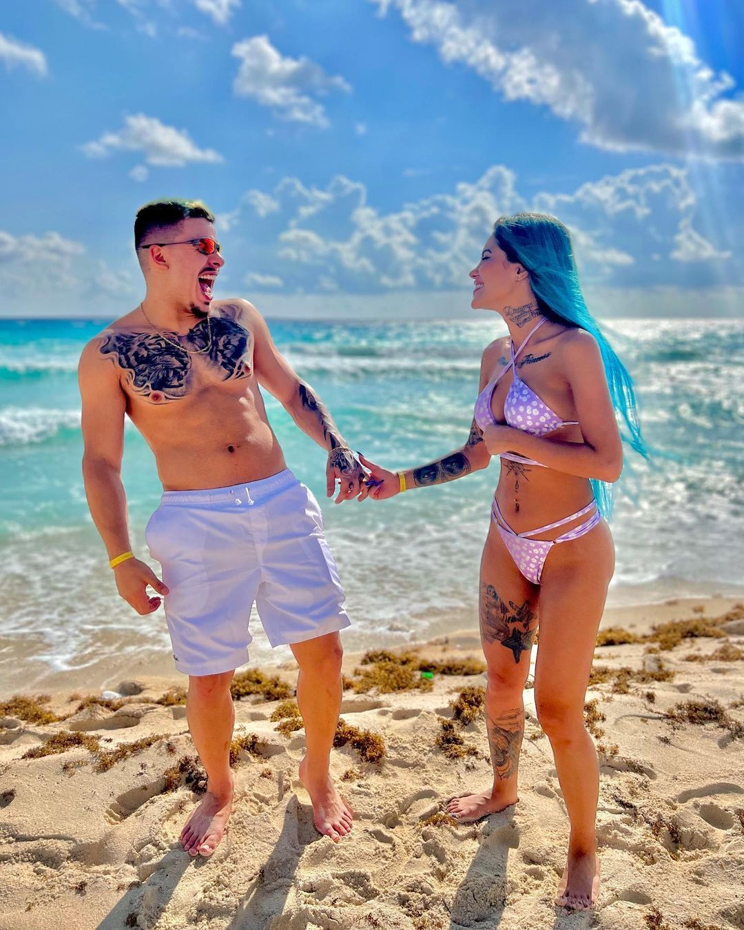 Tati Zaqui e Thomaz Costa curtem viagem romântica em Cancún – R7