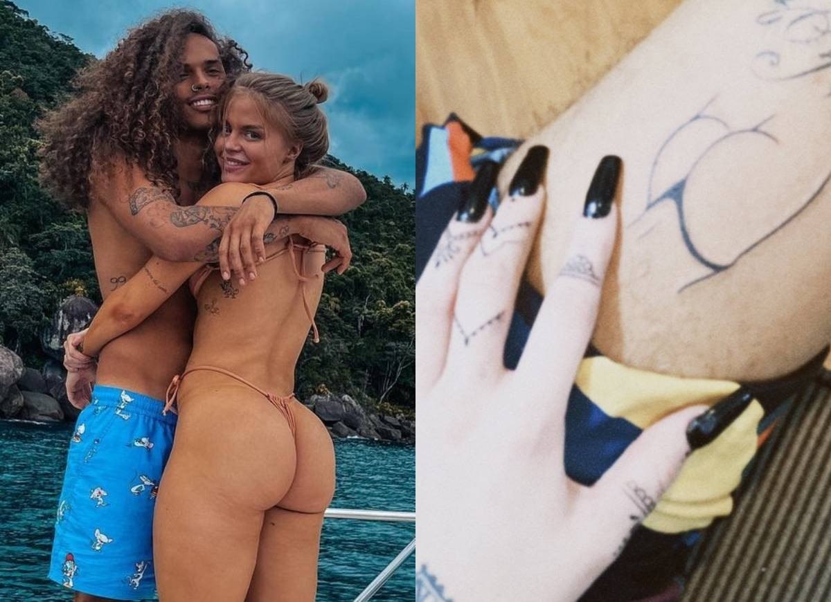 Vitão vira piada na web após tatuar bumbum de Luísa Sonza – R7  Entretenimento