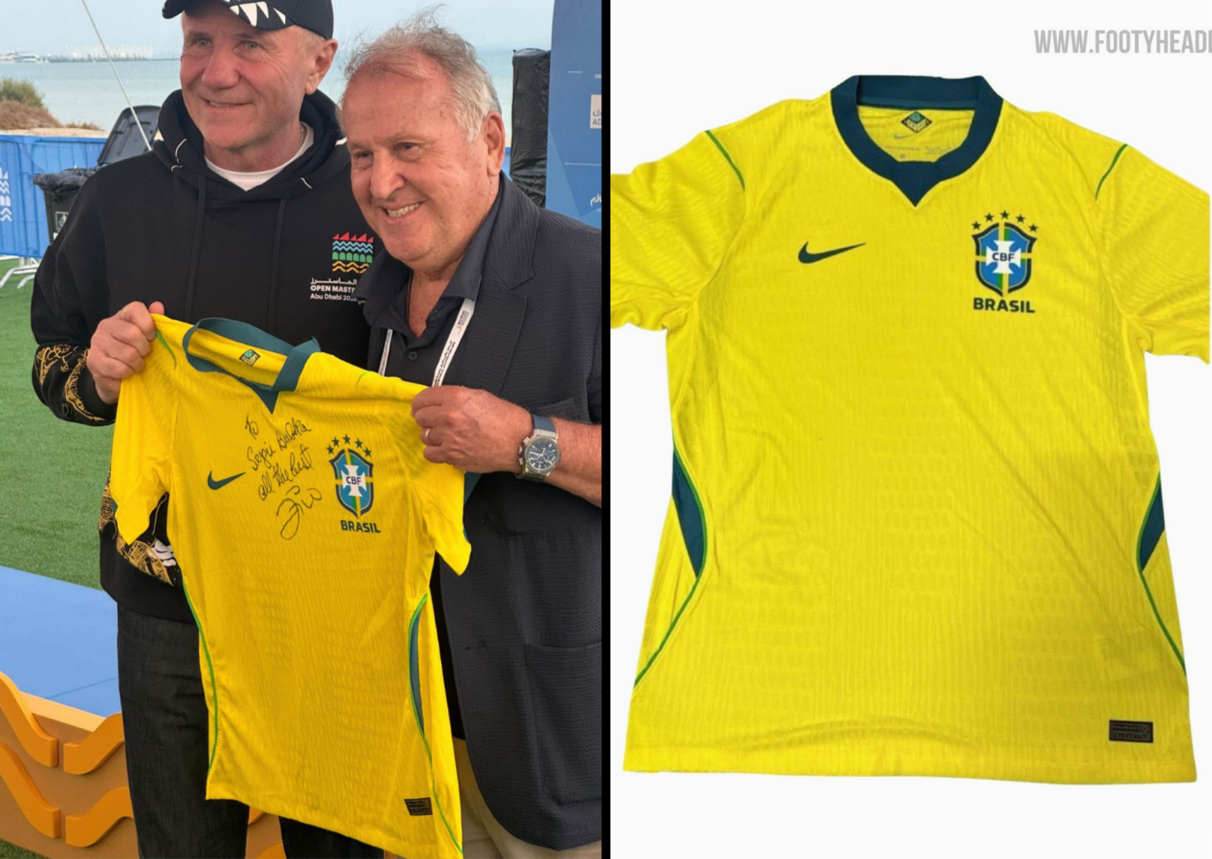 Zico publica foto de suposta camisa da seleção que já é vendida em