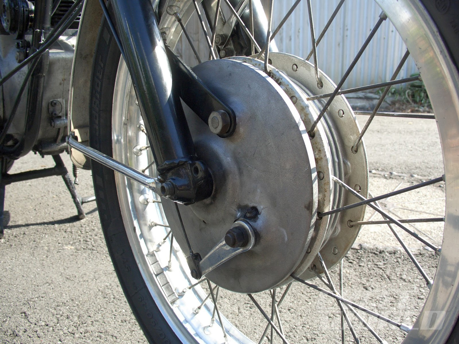 Universal Bike Bicycle Brake Solid Metal Rear Wheel Up Brake Drum Assembly Set