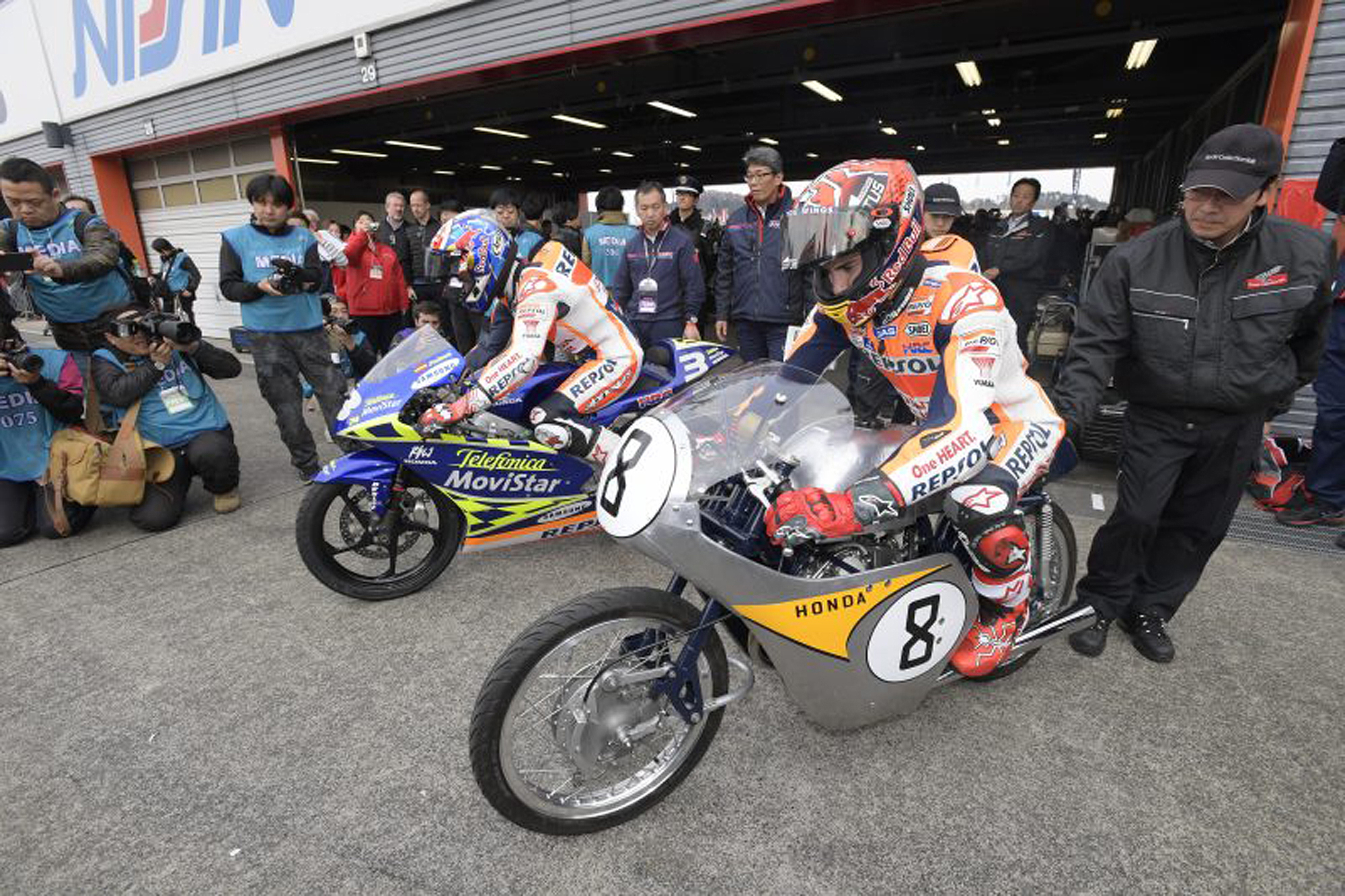 Repsol Honda Team Celebrates World Championships in MotoGP, Trials Repsol Honda Team Celebrates World Championships in MotoGP, Trials