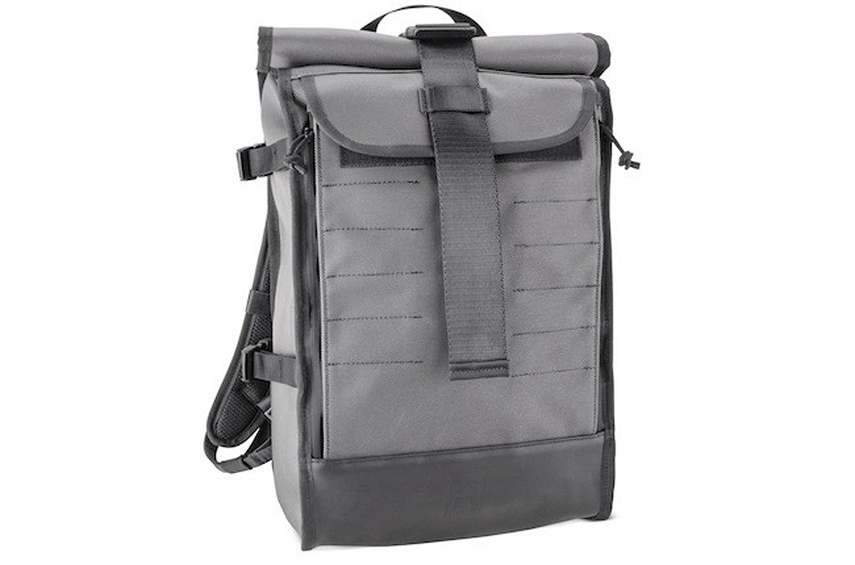Motorcycle Jacket Backpack- Deep Silver The Metallic Puffer Backpack – Joan & David Travel main image 2
