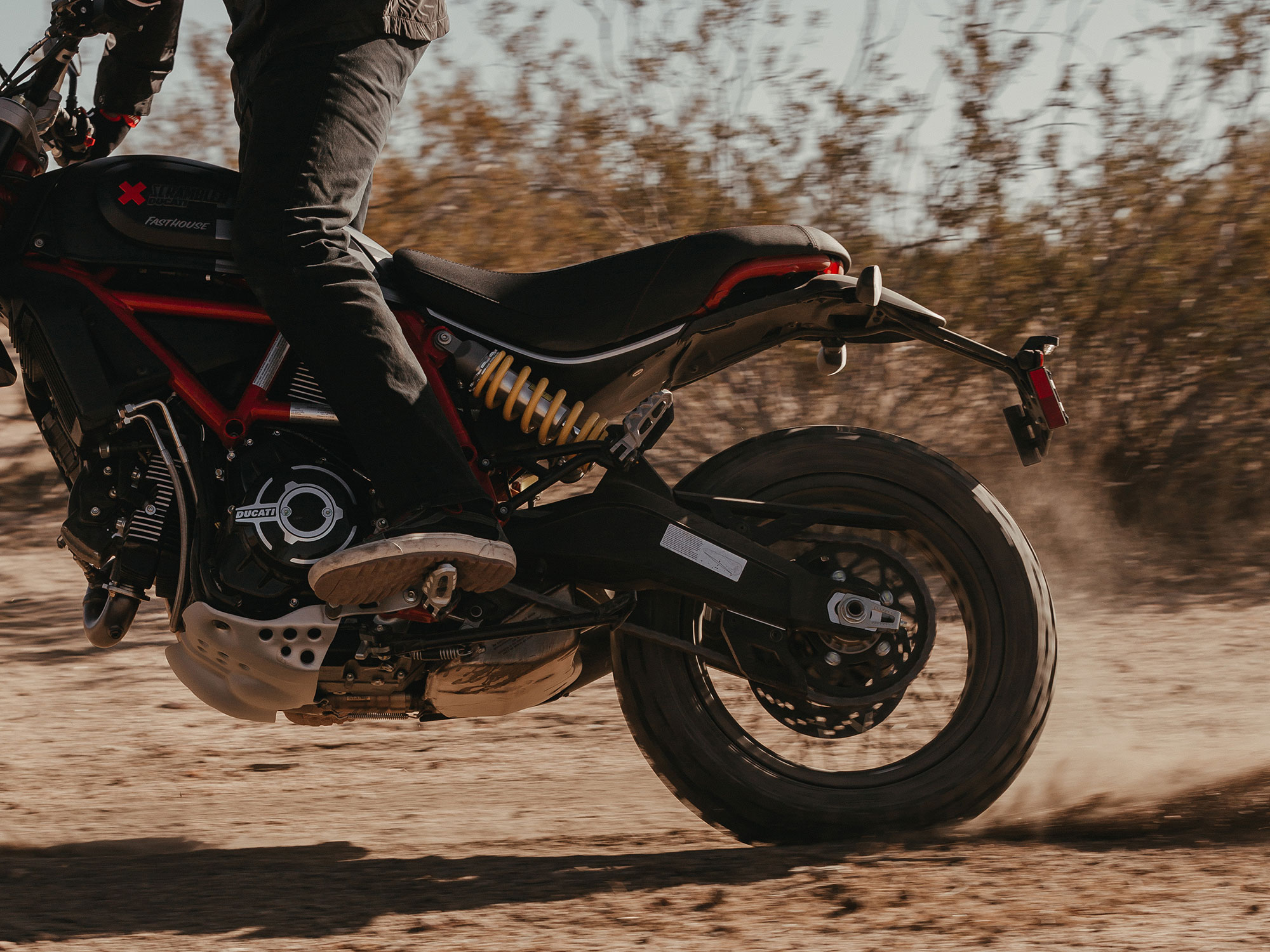 21 Ducati Scrambler Desert Sled Fasthouse First Look Cycle World