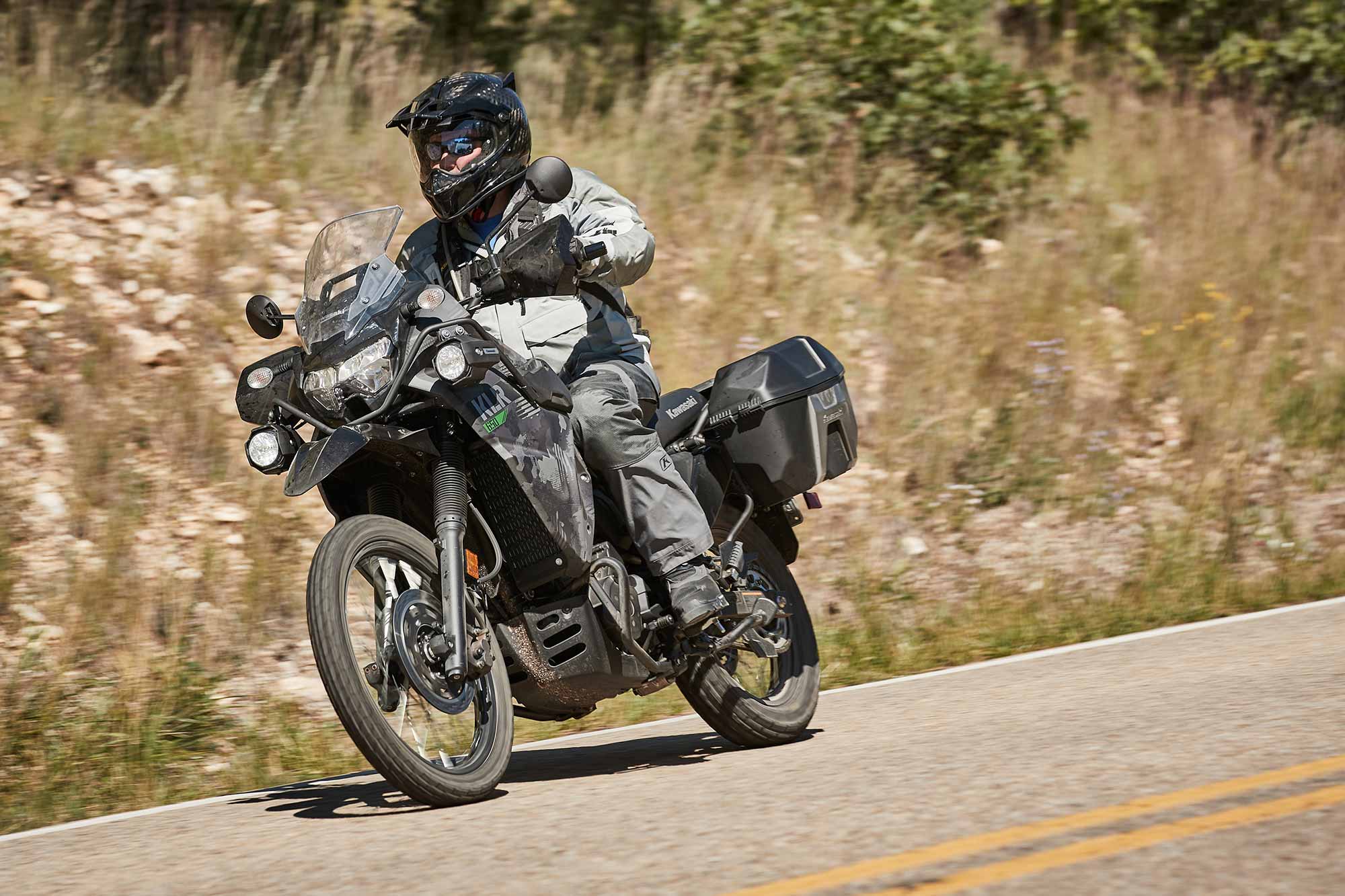 kawasaki klr 650 highway riding