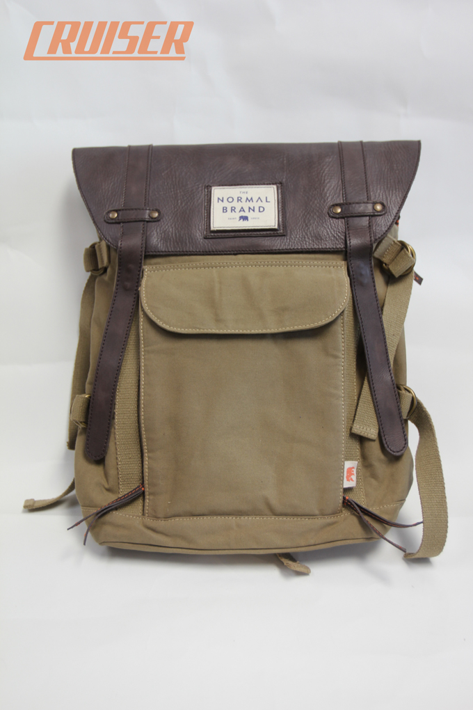 Top side Leather backpack-The Normal Brand Normal Topside Leather Backpack — Crane main image 4
