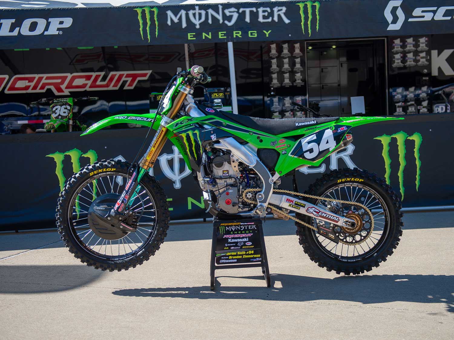 Kawasaki kx store 250 monster energy