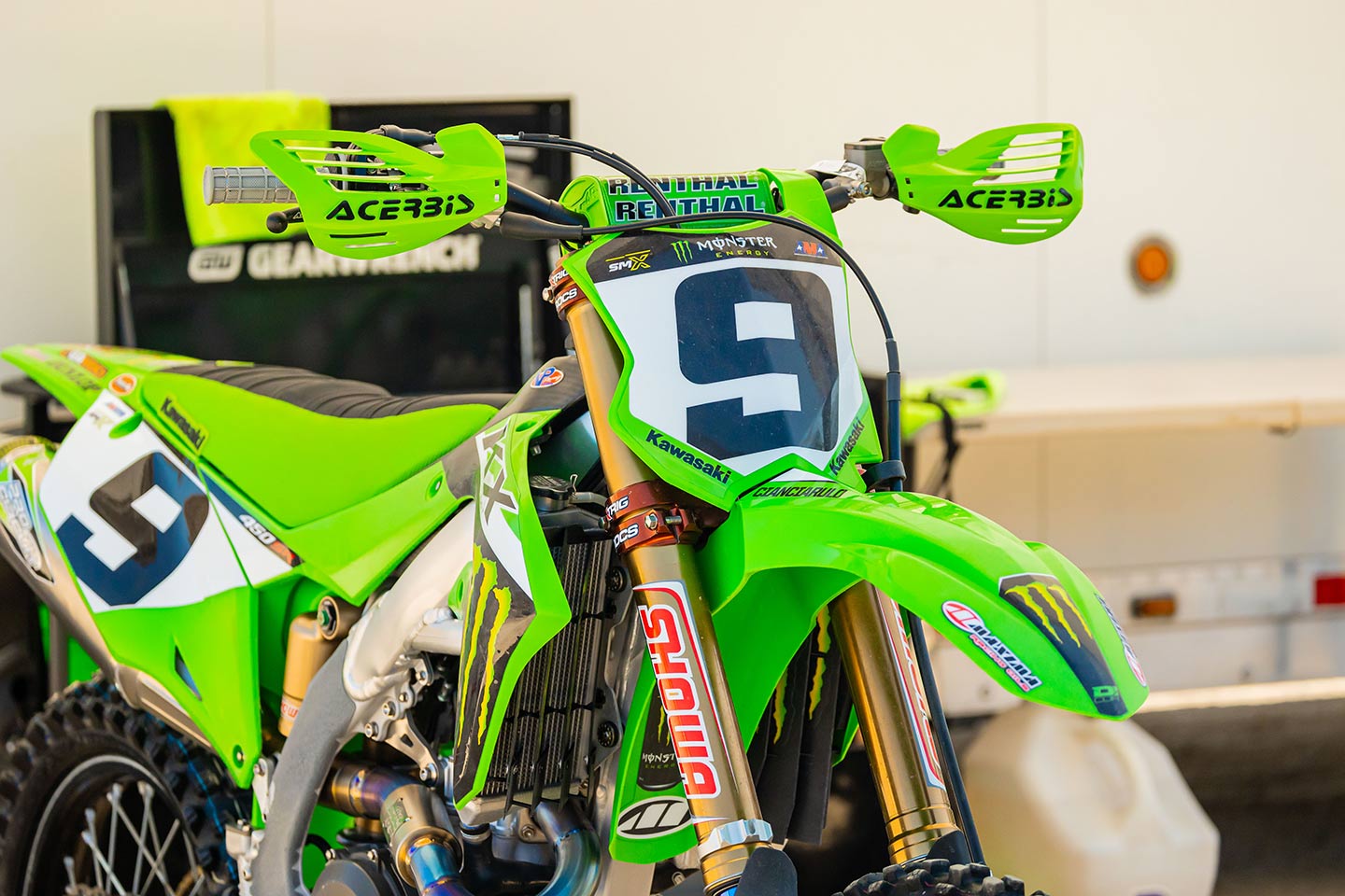 Testing the 2023 Kawasaki KX450SR With Monster Energy Kawasaki