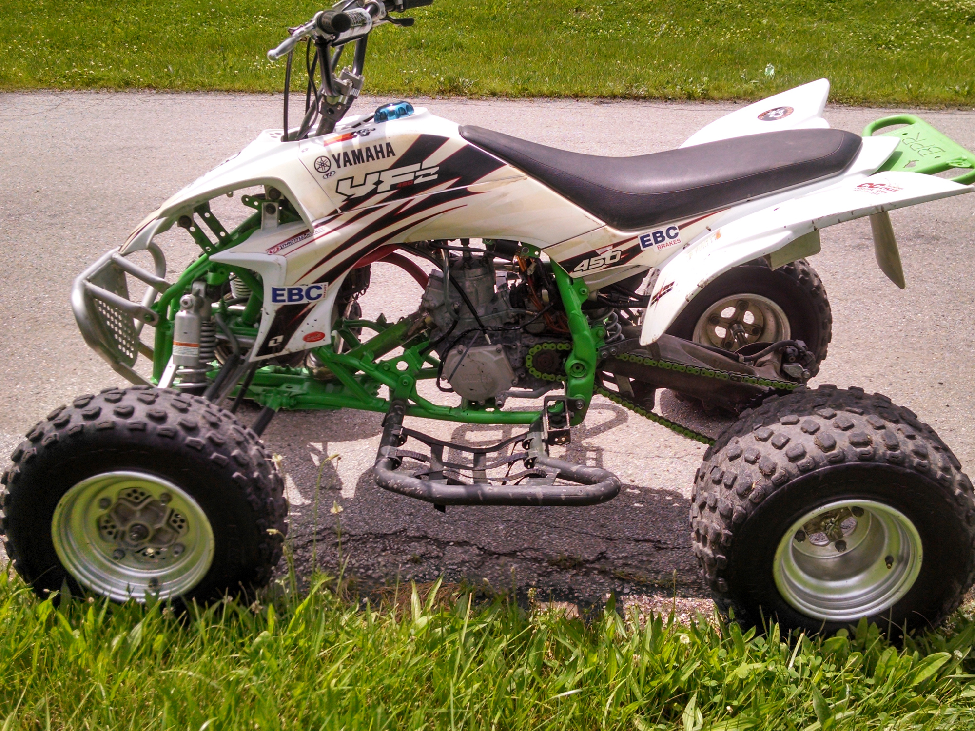 ATV Build: Yamaha YZ250 Two-Stroke Mill in a YFZ450 Chassis | ATV