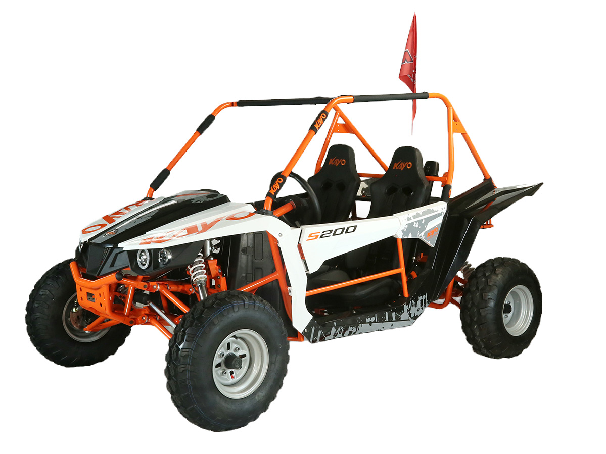 Kaiyo マL 30匹ヤSS 10匹 ラSM 15匹S 15匹 2024 Kayo S200 Budget Youth Side-by-Side | UTV Driver