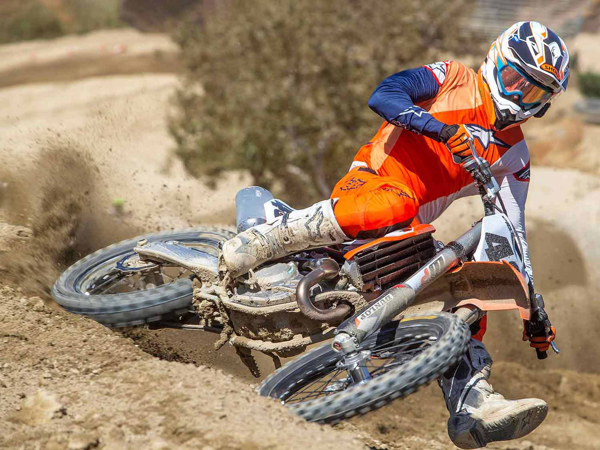 KTM 450 SX-F Moto cross avec Pole Position 77