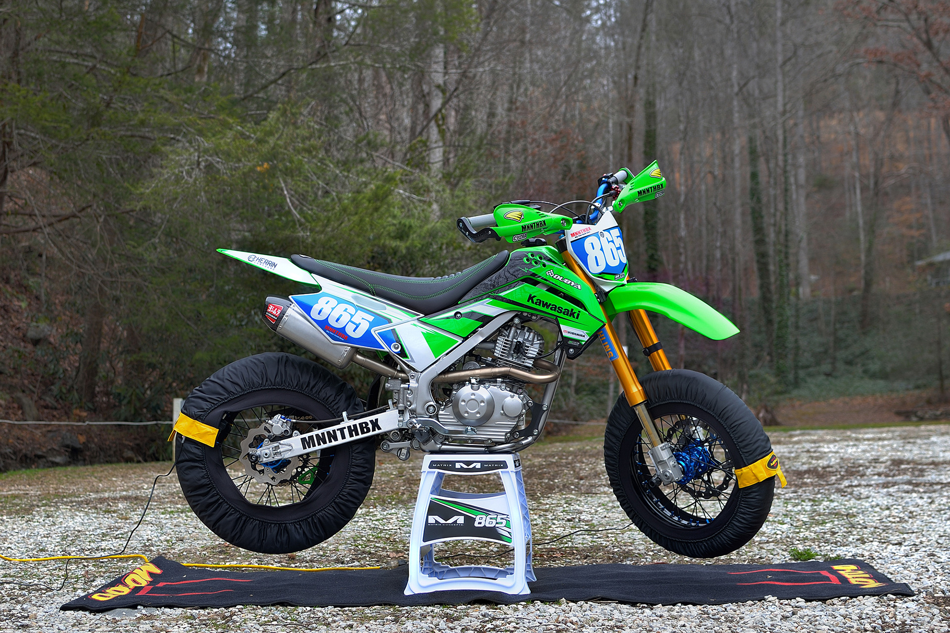 klx 140 handguards