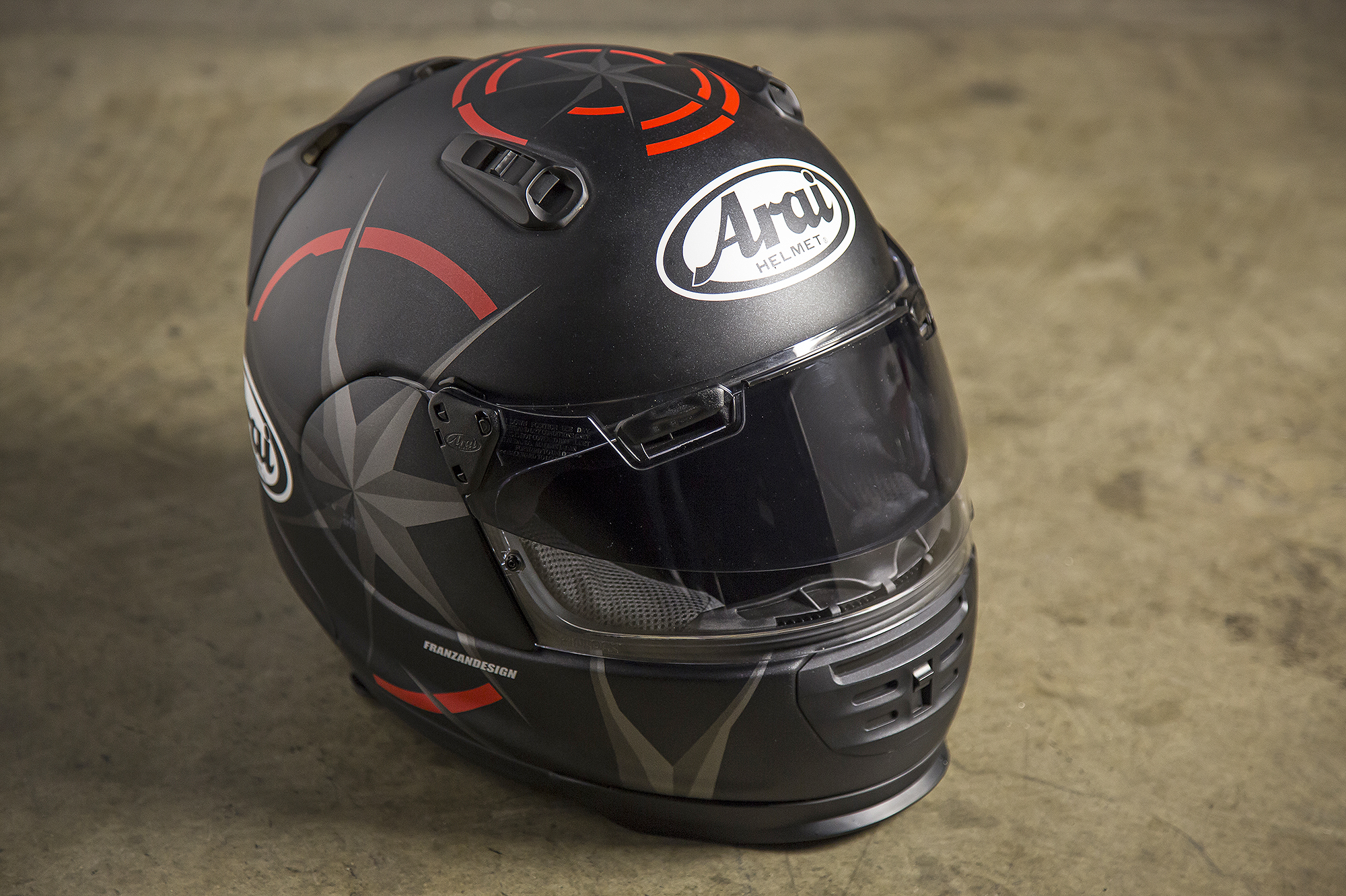 Genuine Arai QV Pro Light Tint Motorcycle Helmet Visor Various visor options 