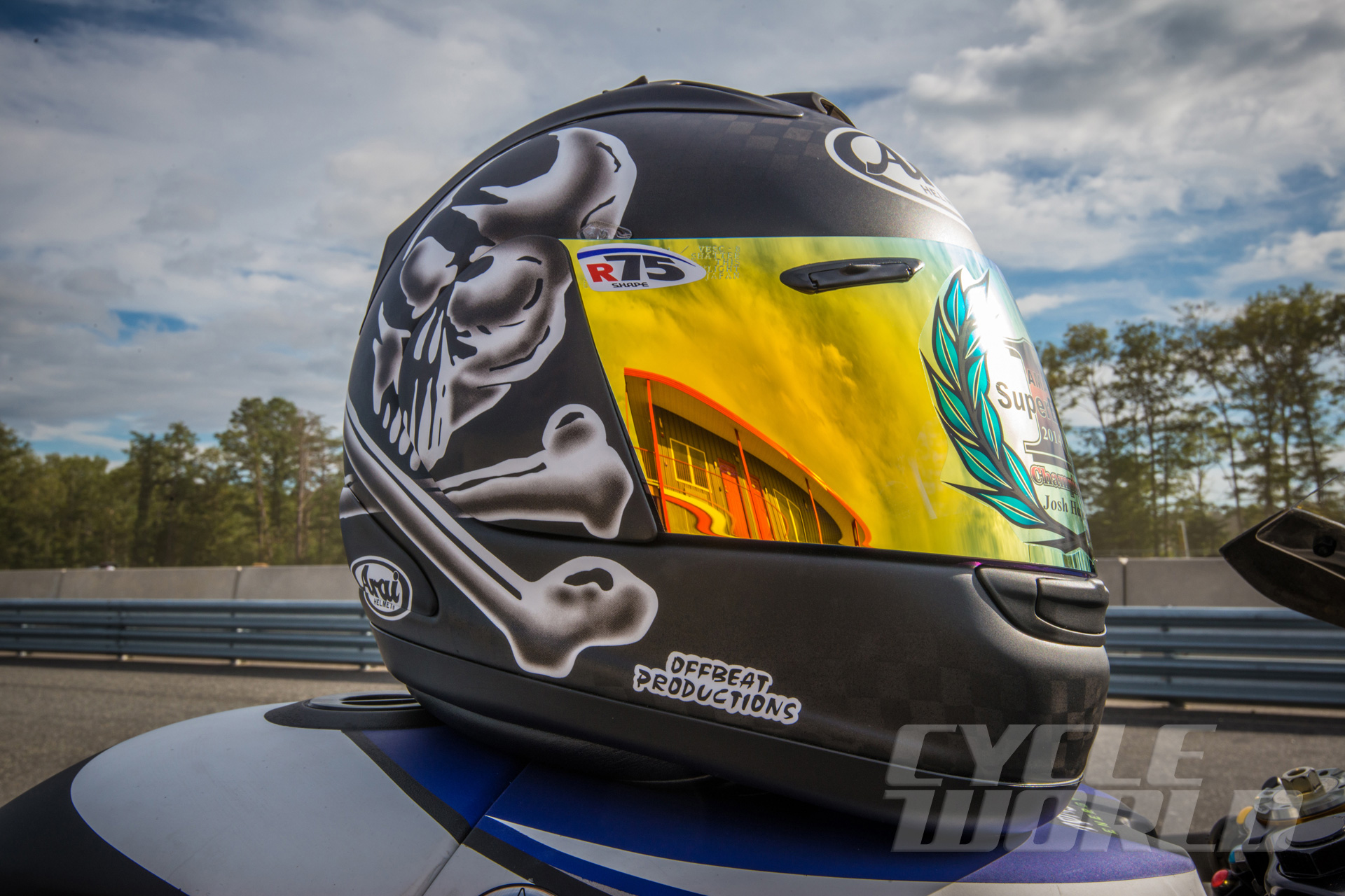 Arai Surprises Josh Hayes With Exclusive Carbon-Fiber Racing