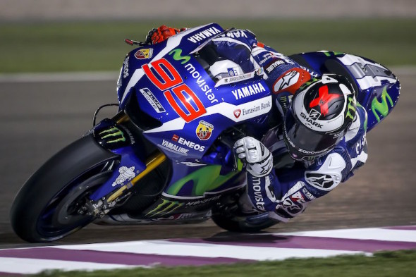 Movistar Yamaha MotoGP's Jorge Lorenzo Lands First at Start of