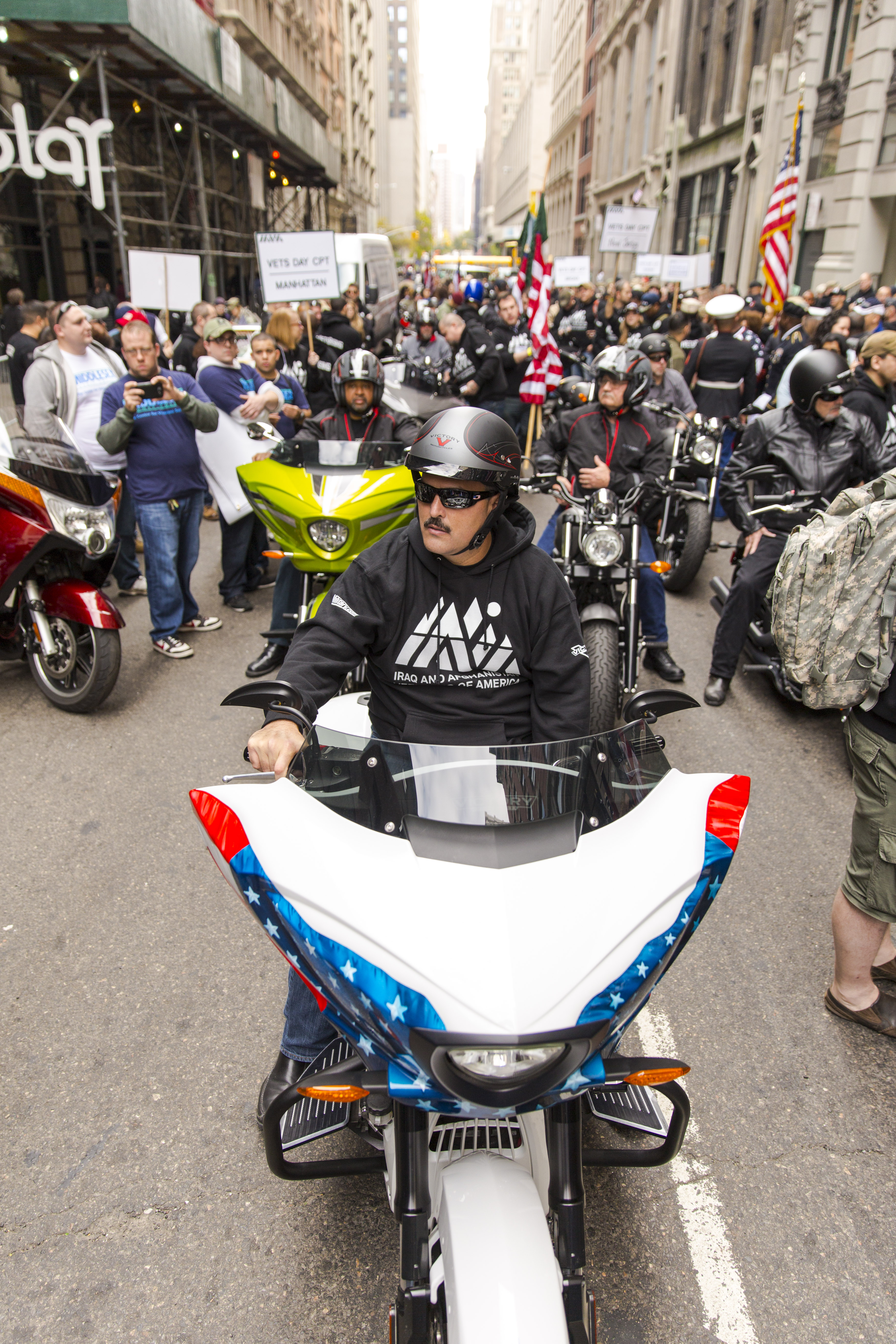 Victory riders salute America's military on Veteran's Day