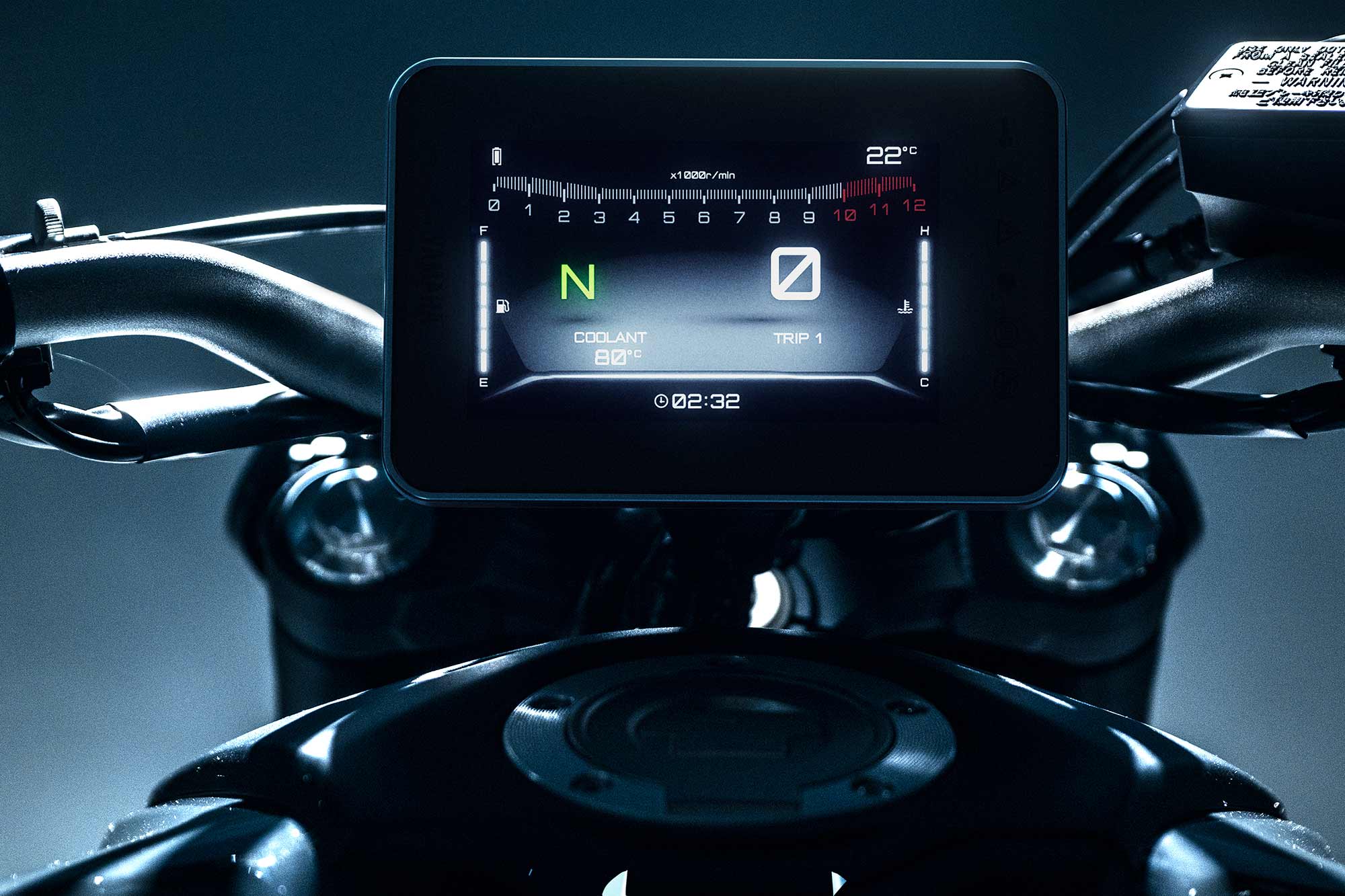 2023 Upgrade Neuer LED-Digital-Dashboard-Tachometer für Motorrad