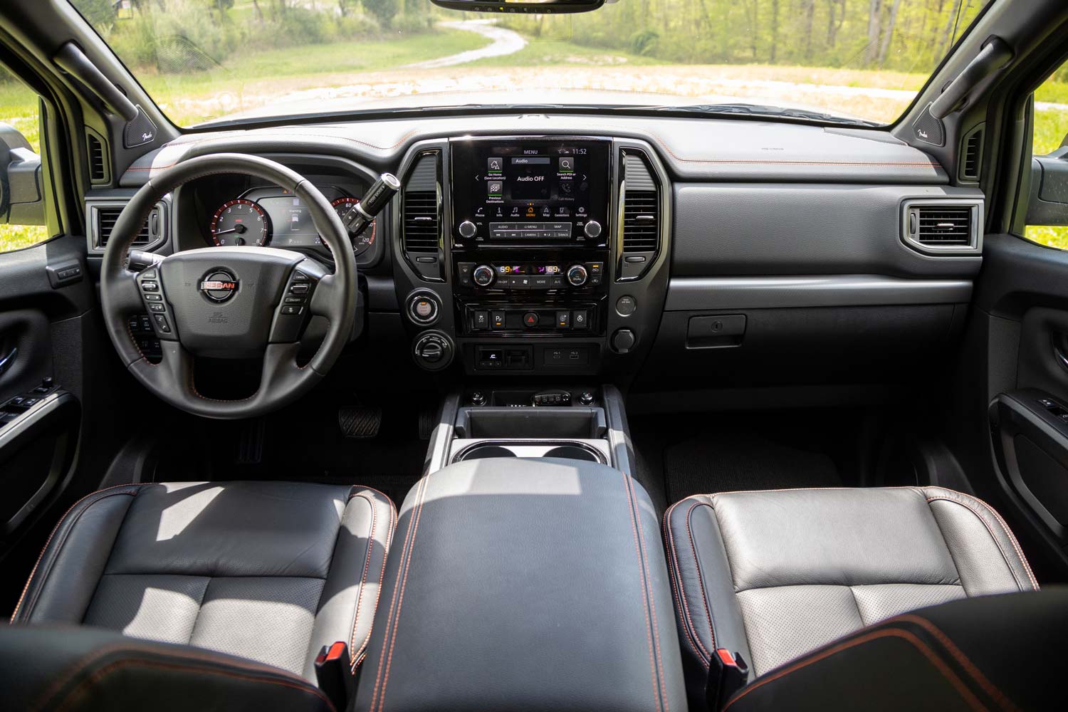 nissan titan pro 4x interior