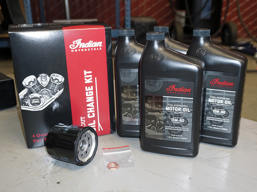 Indian Engine Oil Change Kit