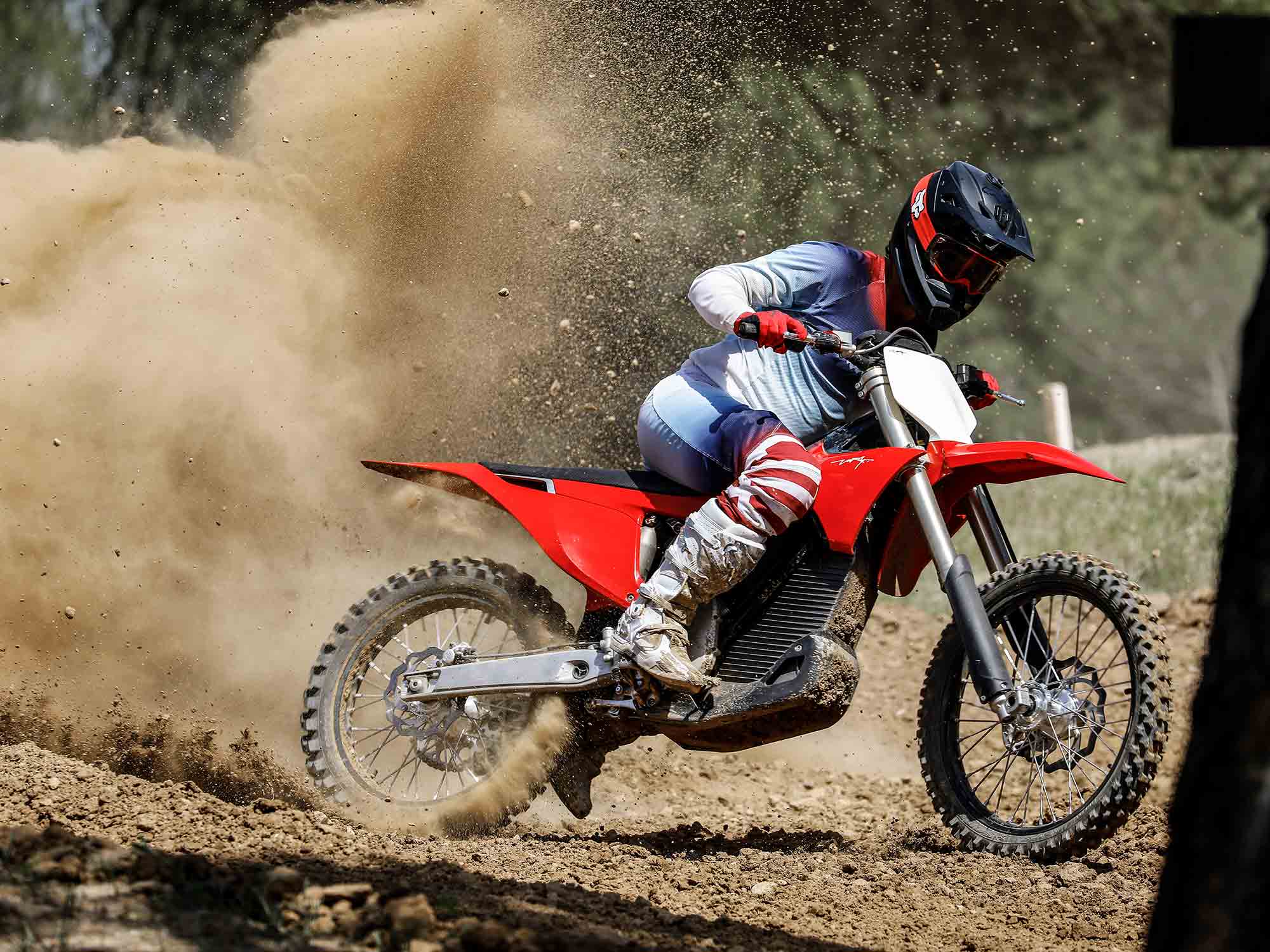 On off road dirt shop bike