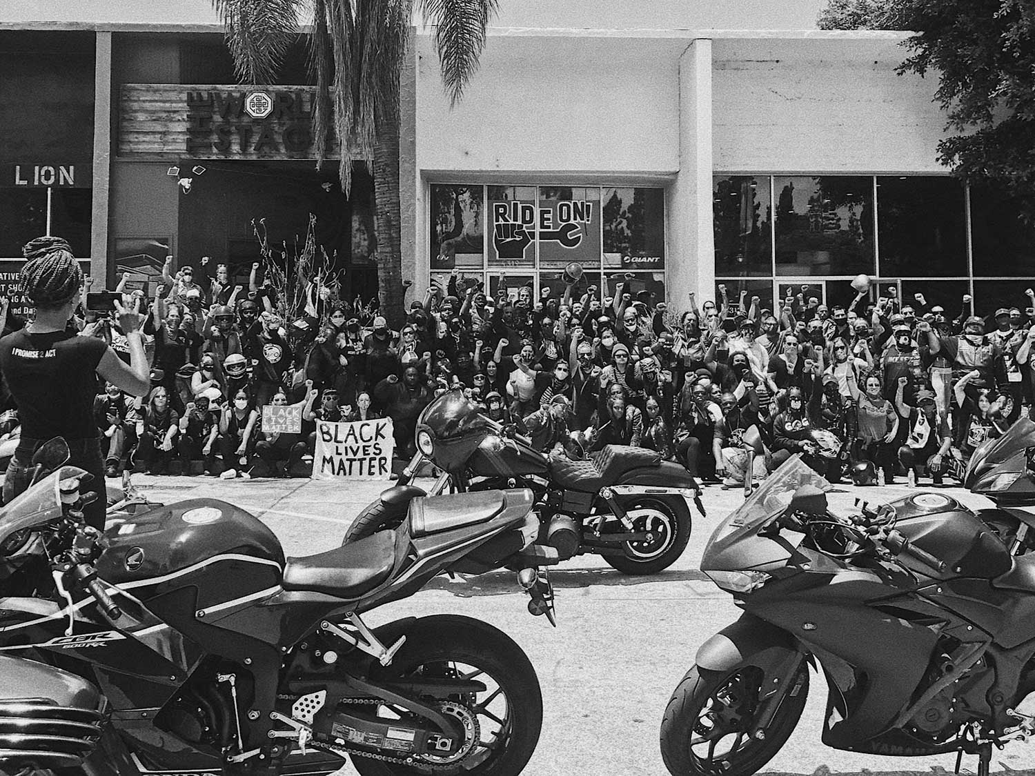 Motorcycle gangs' incite violence at Bethel Black Lives Matter  demonstration