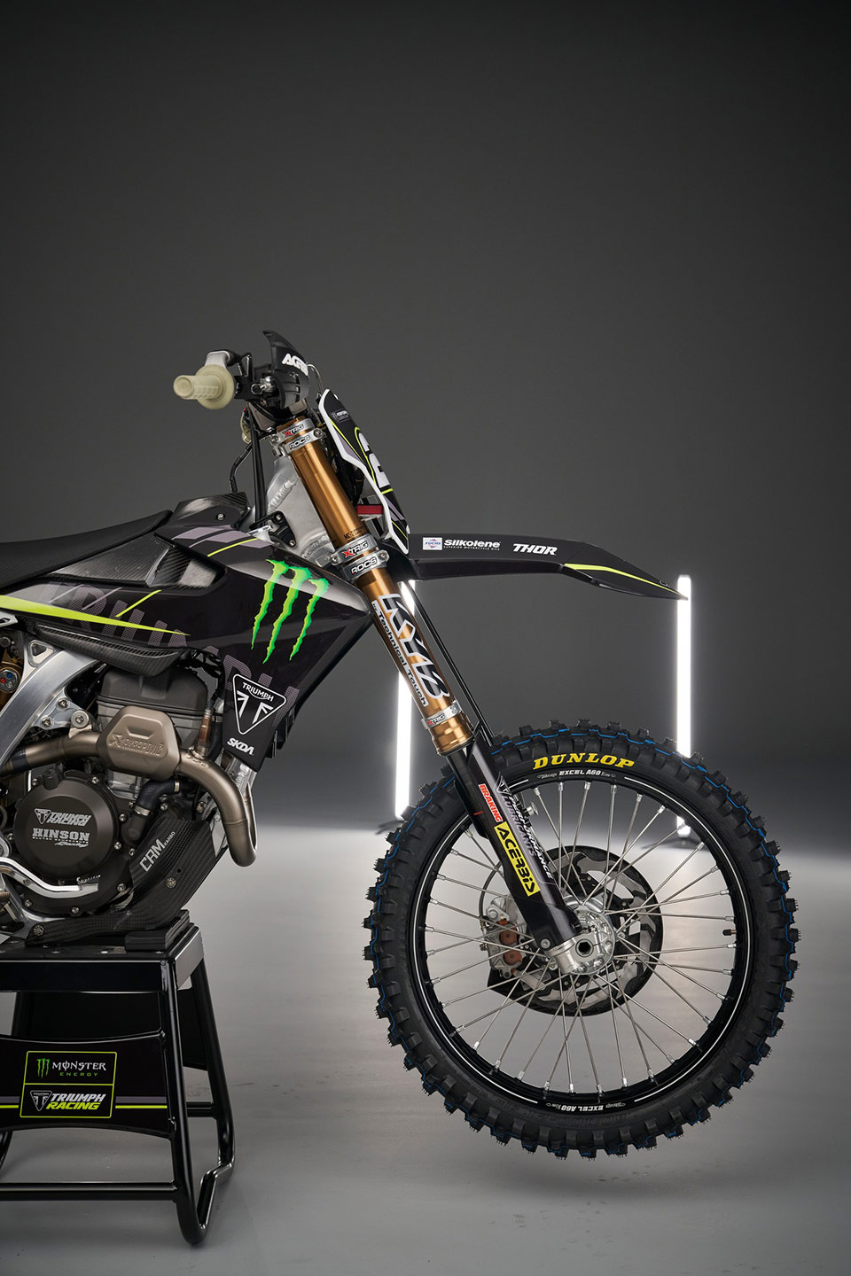 Watch Triumph's 250 Motocross Bike in Action