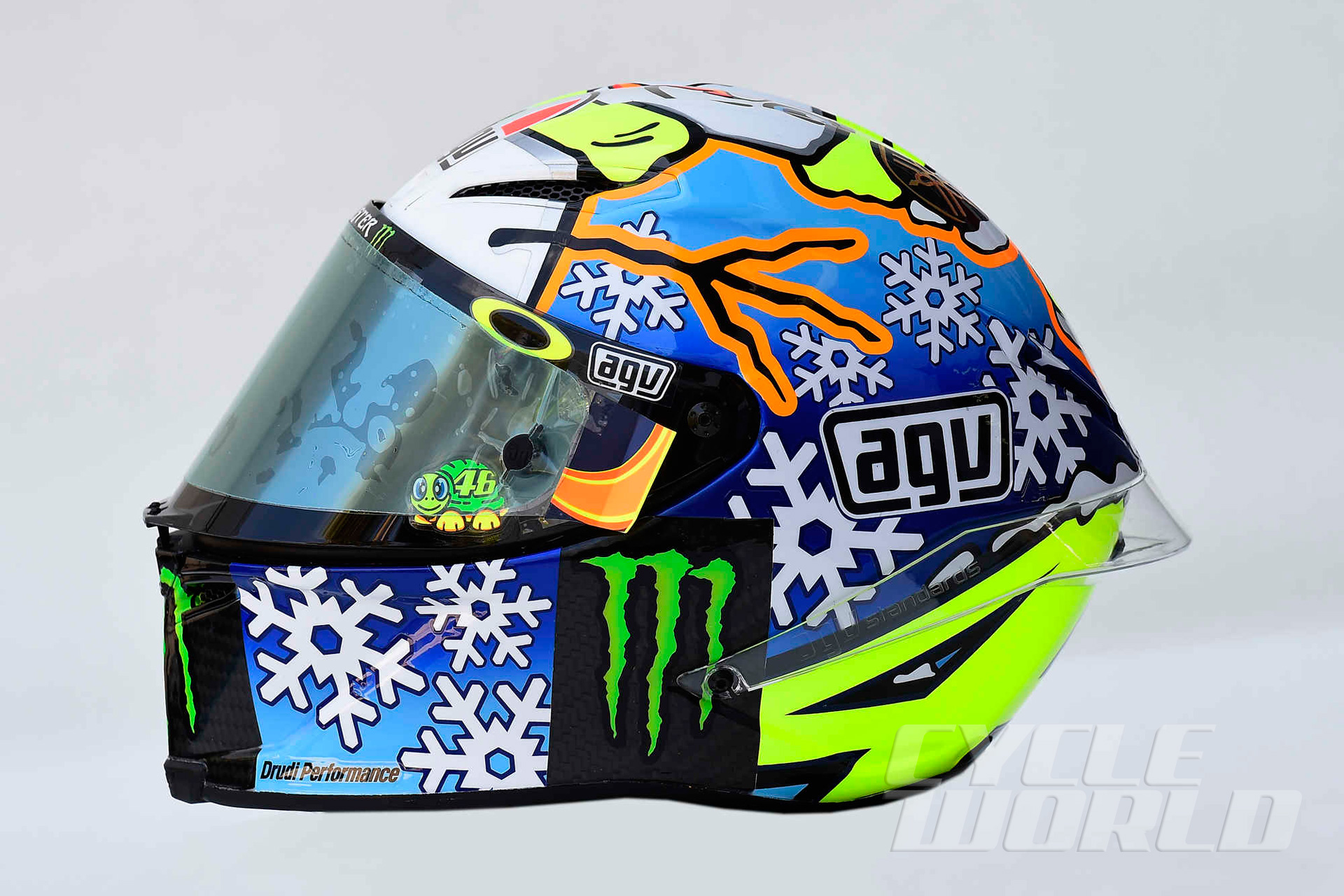 Valentino Rossi's "Winter AGV Helmet |