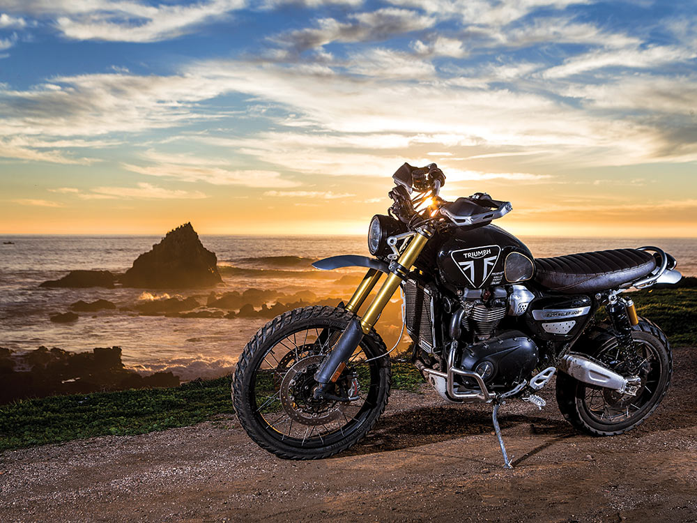 Triumph store scrambler baja