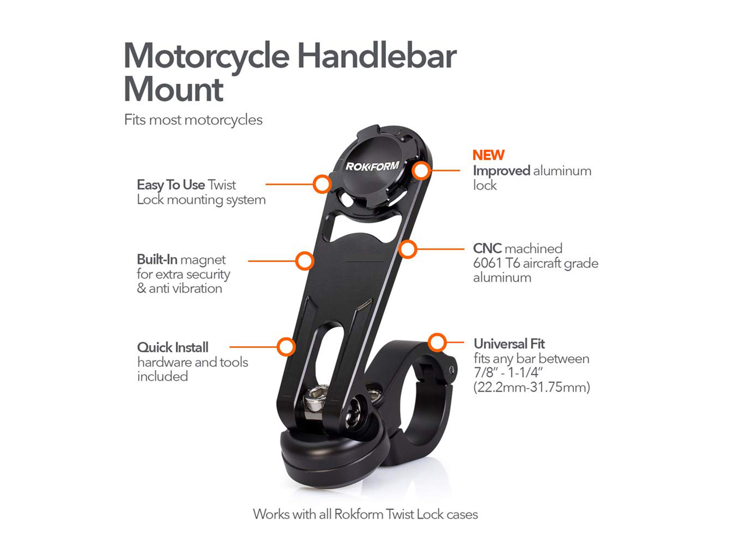sport motorcycle phone mount