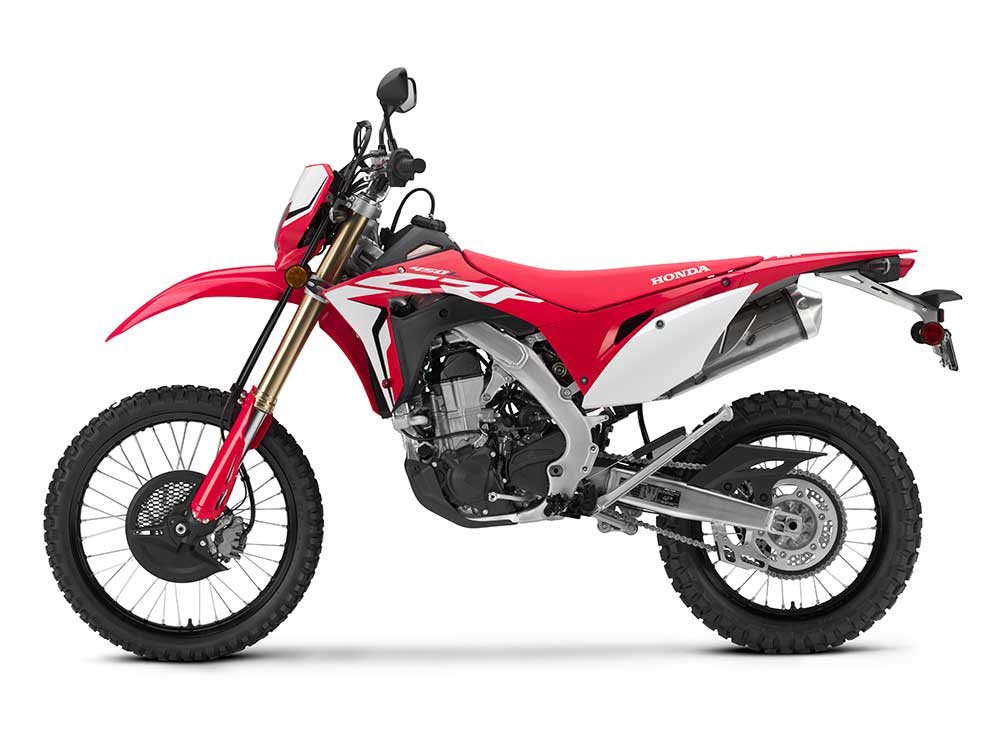 honda on road off road bikes