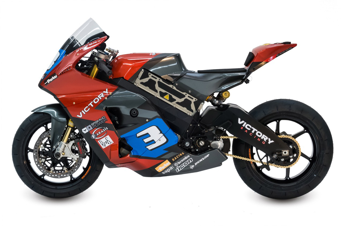VICTORY ELECTRIC PROTOTYPE: Victory Announces Electric Race Bike