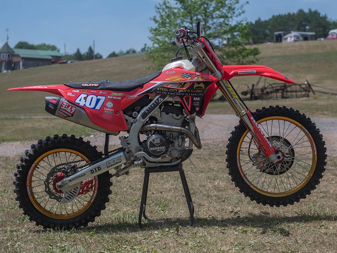 Off-Road Racebikes—Ben Nelko's 2022 Honda CRF250R | Dirt Rider