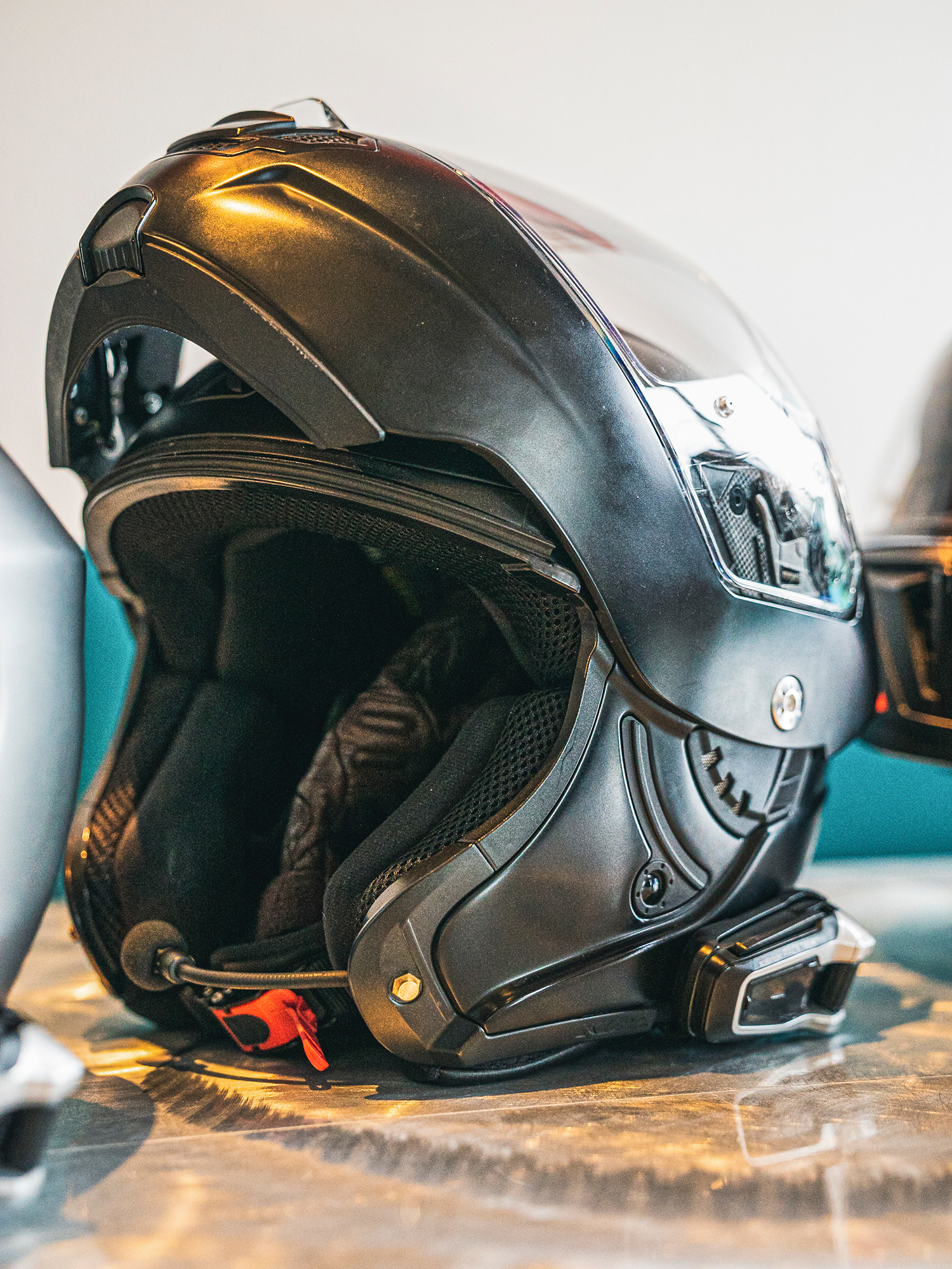 cardo packtalk half helmet