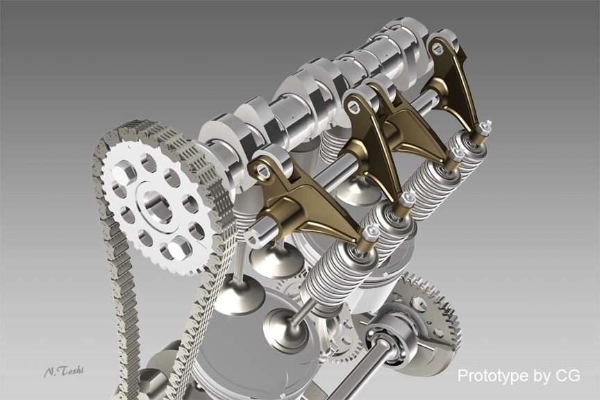 parallel twin motor