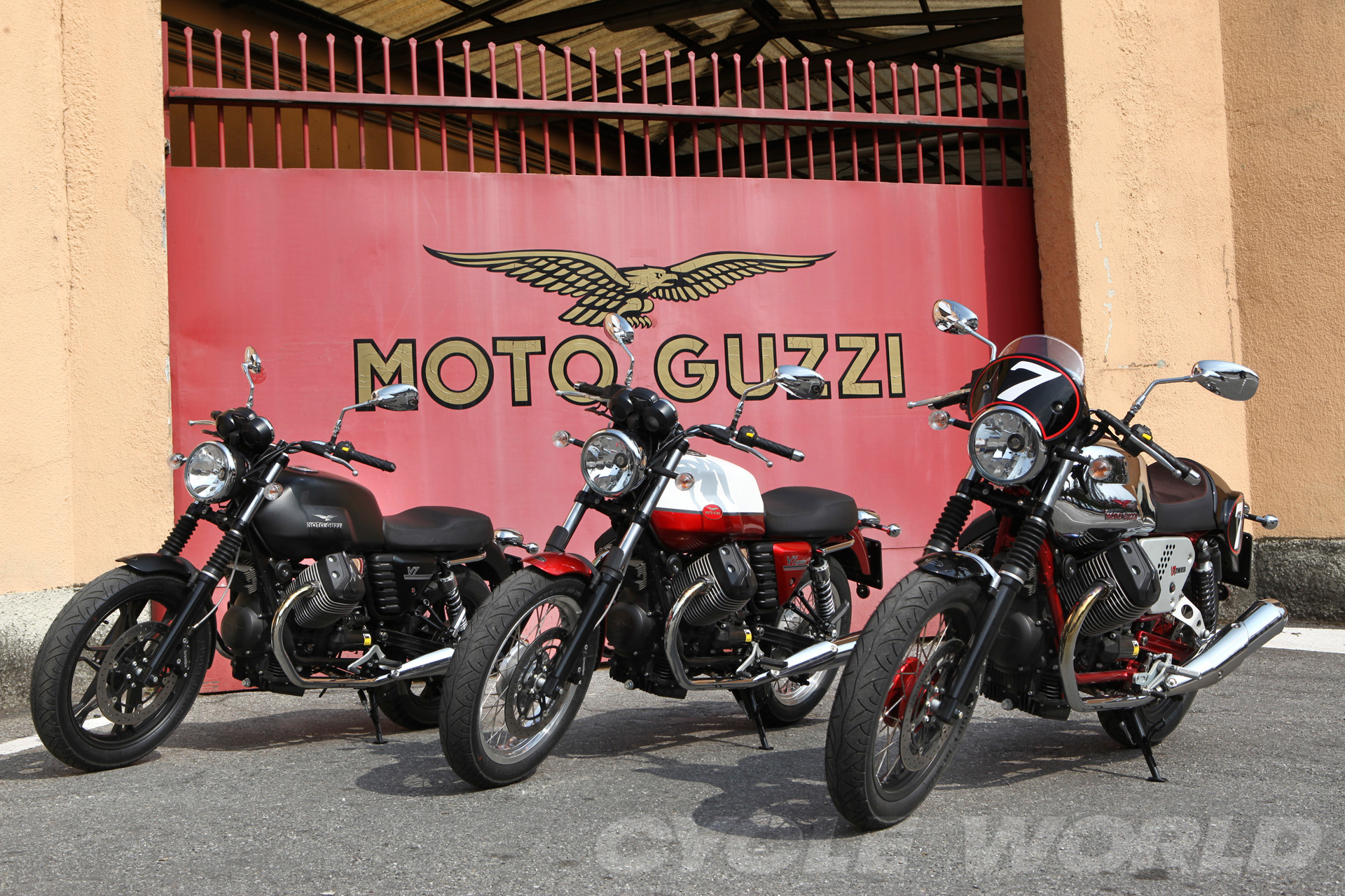 Moto Guzzi V7 gets more retro design - webBikeWorld