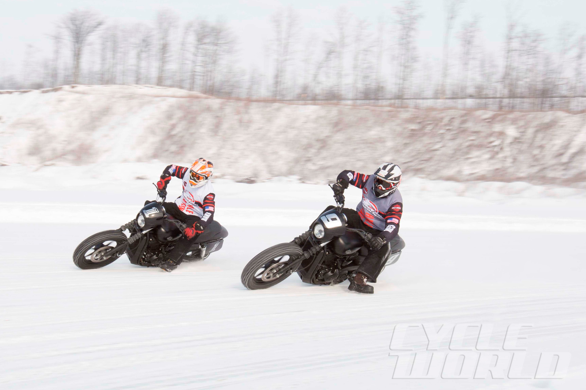 Brad Baker Bully On Winter X Games Motorcycle Ice Racing Cycle World