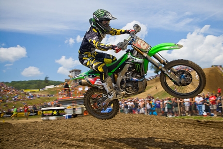 Monster Energy Kawasaki's Villopoto Gets Birthday Win Aboard 2012