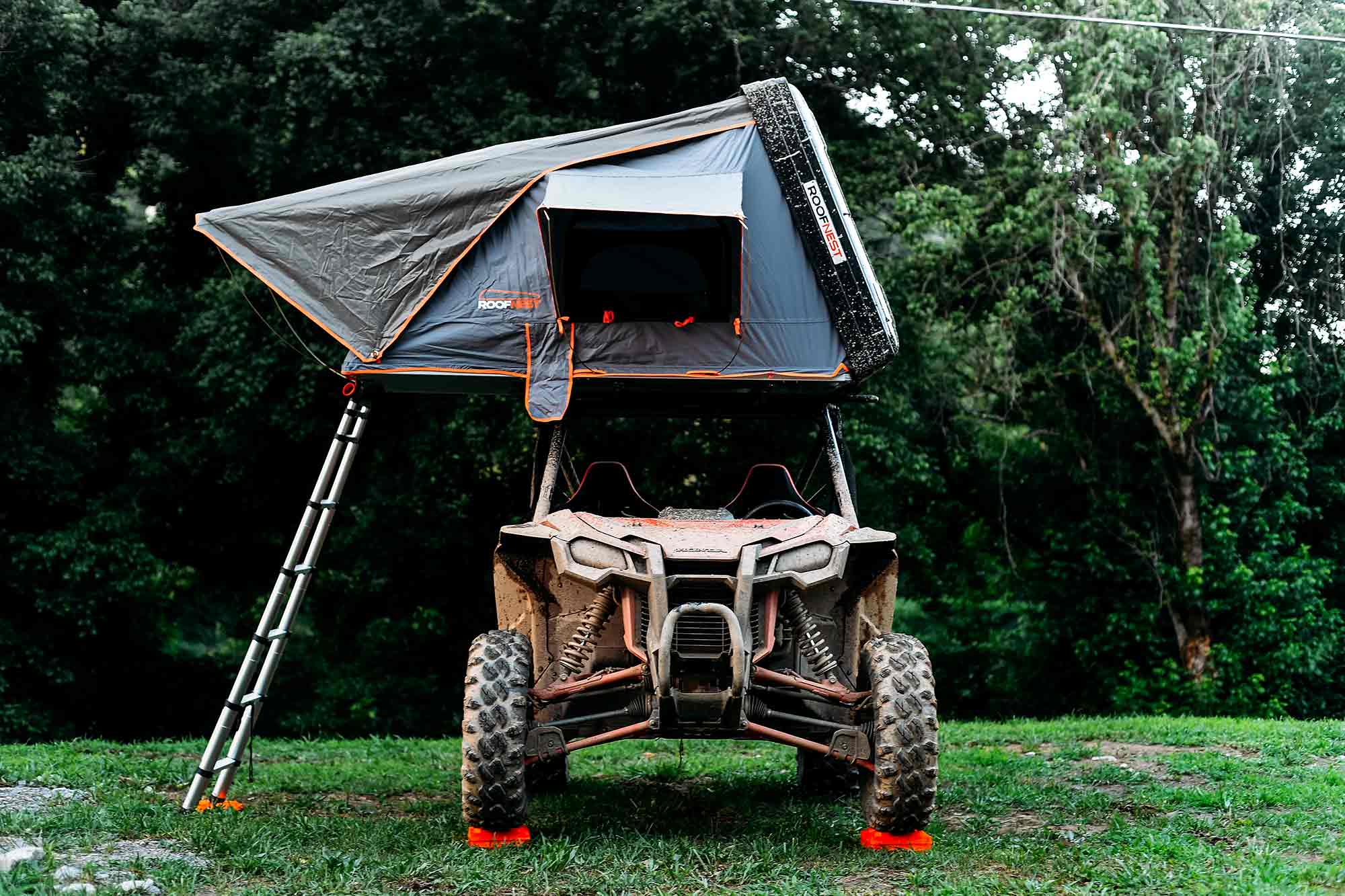 Putting a Roofnest Tent on the Roof of a Honda Talon 1000X