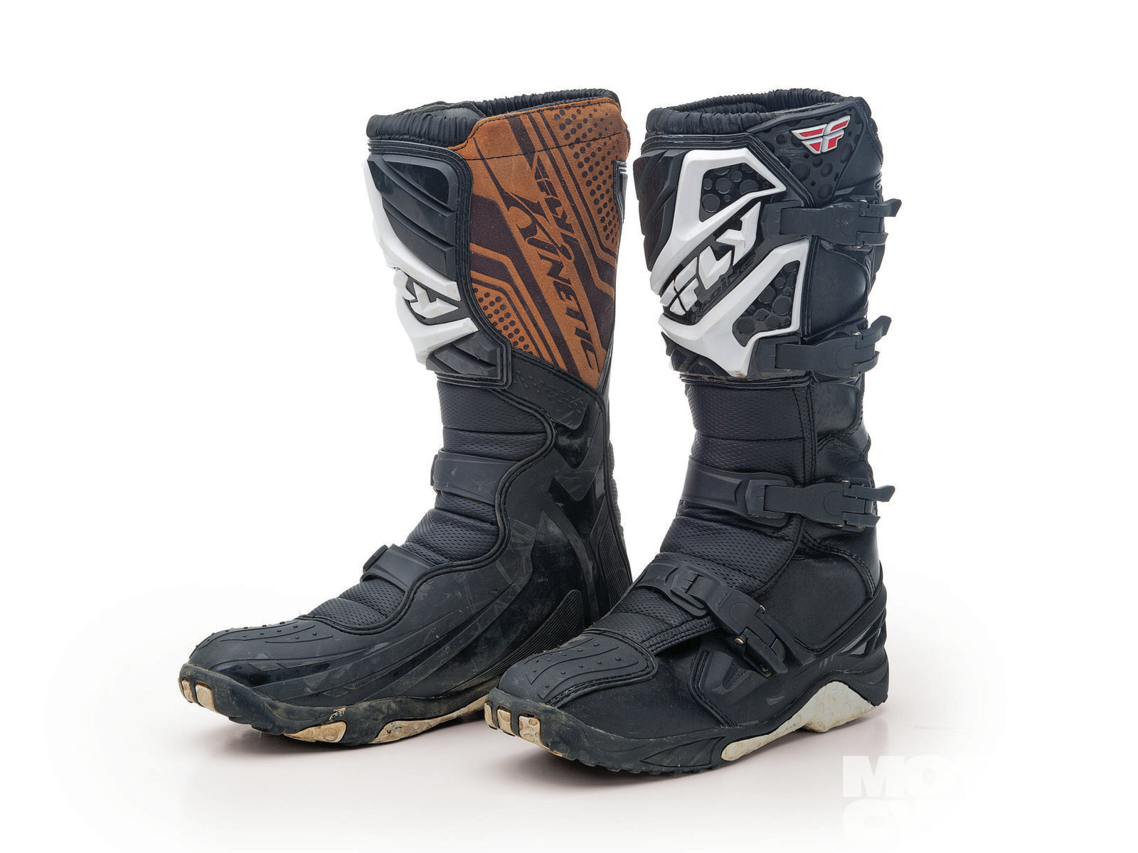 Fly Racing Kinetic MX Boots MC Hammered Motorcyclist