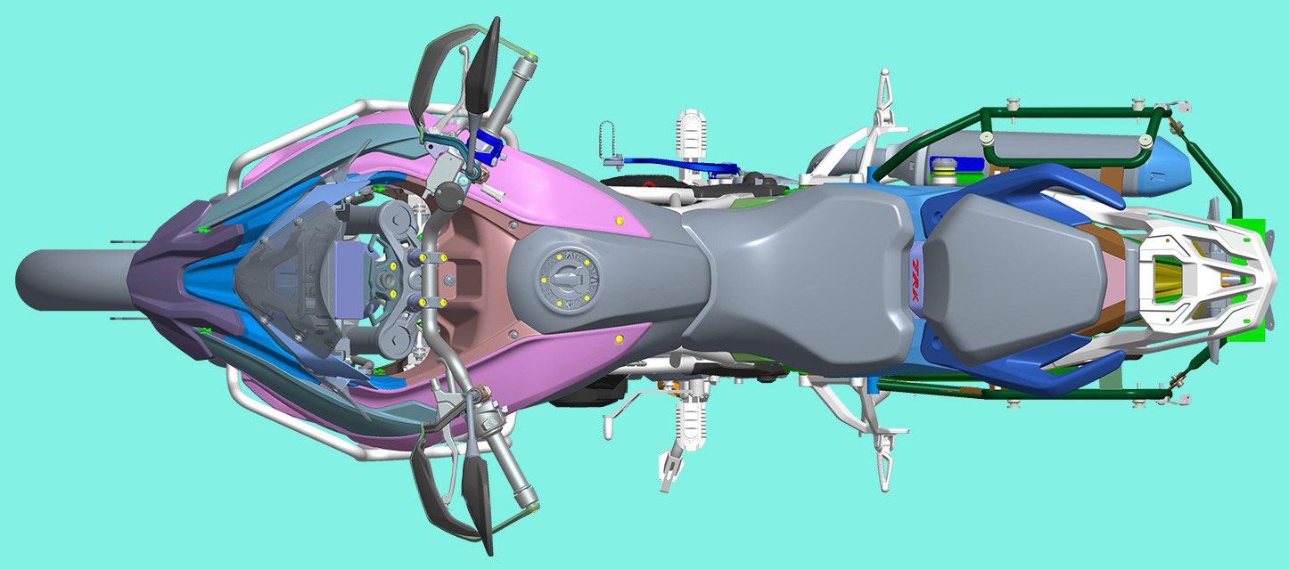 Benelli Registers Designs for TRK 702 Adventure Bike | Cycle World