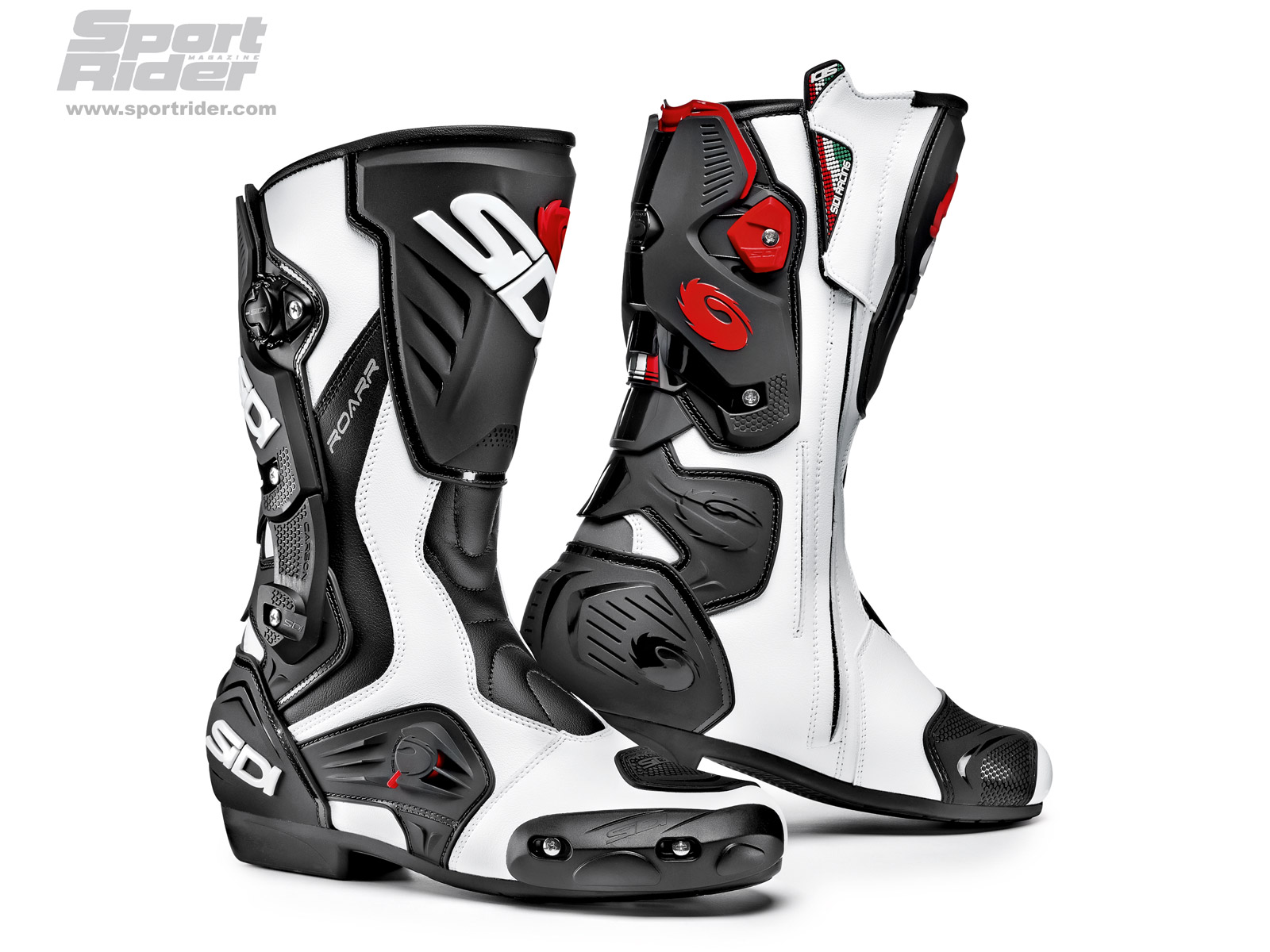 Sidi Roarr Black Red Motorcycle Race Sport Boots New 