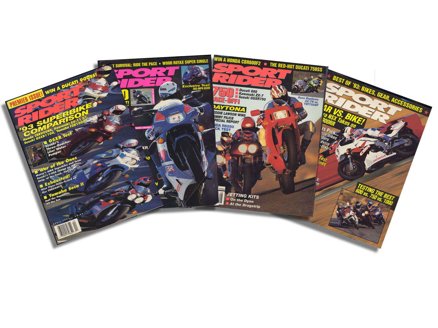 THE SPORTS あえてスポーツシティ宣言のカタログ誌 Sport Rider Covers From 1993 | Cycle World