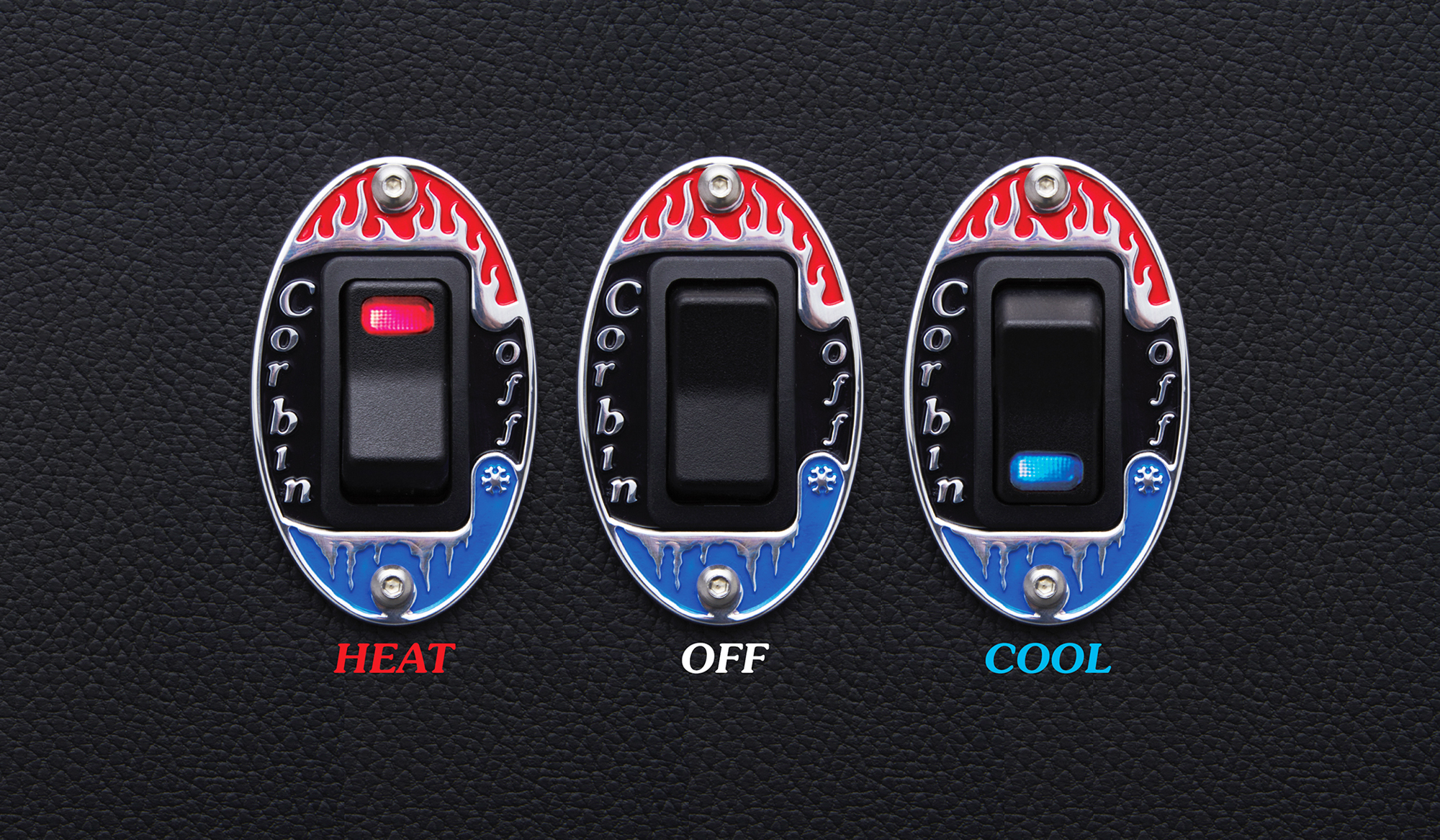 Heated and deals cooled motorcycle seats