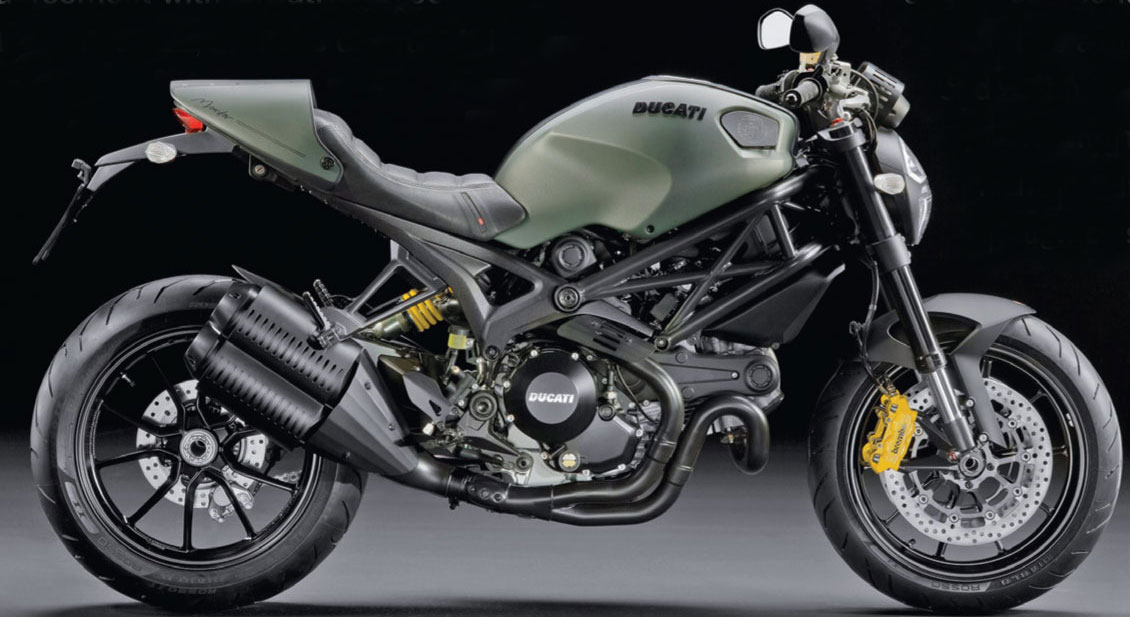 Ducati shop monster green