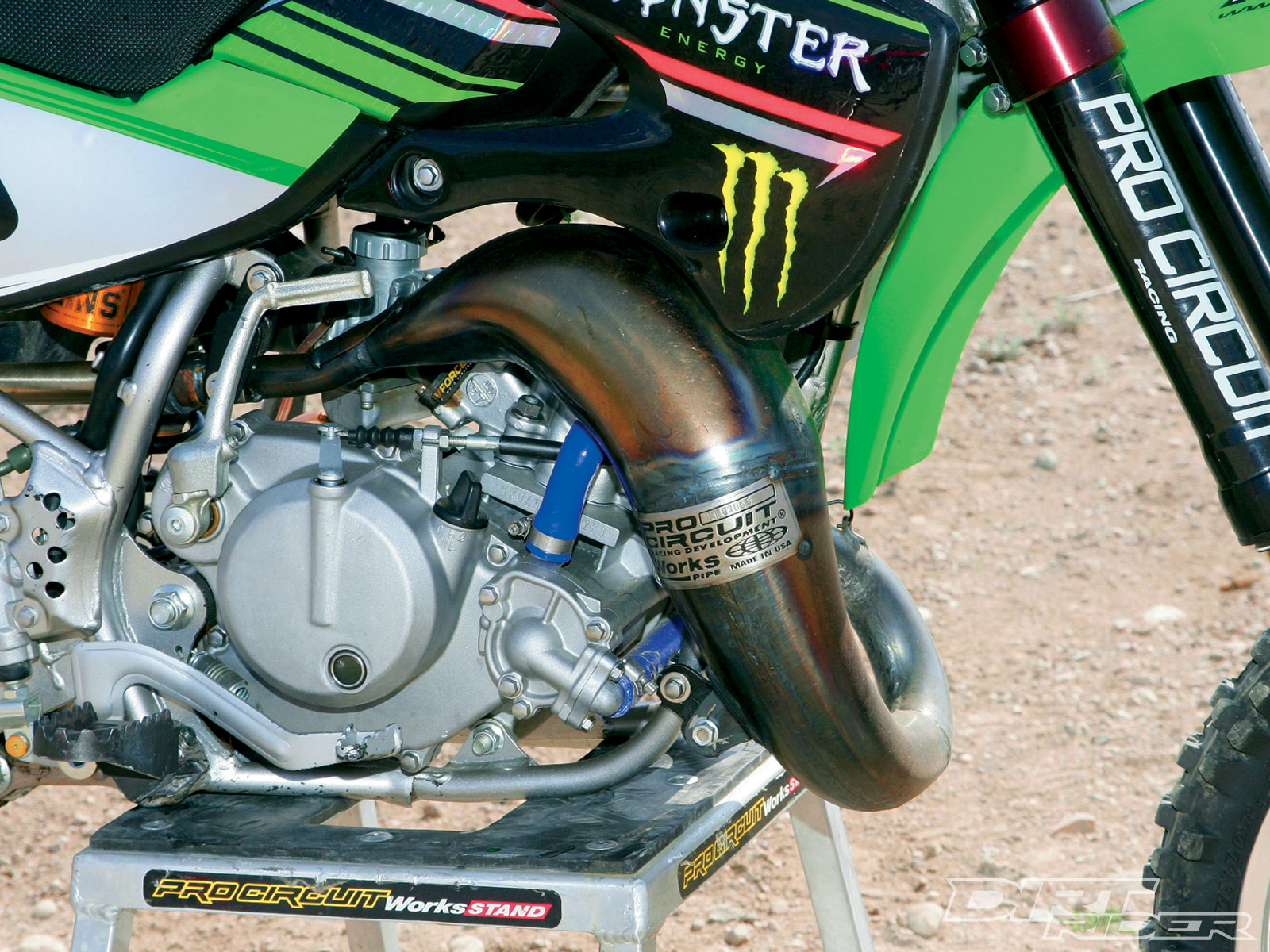 Kx65 motor clearance