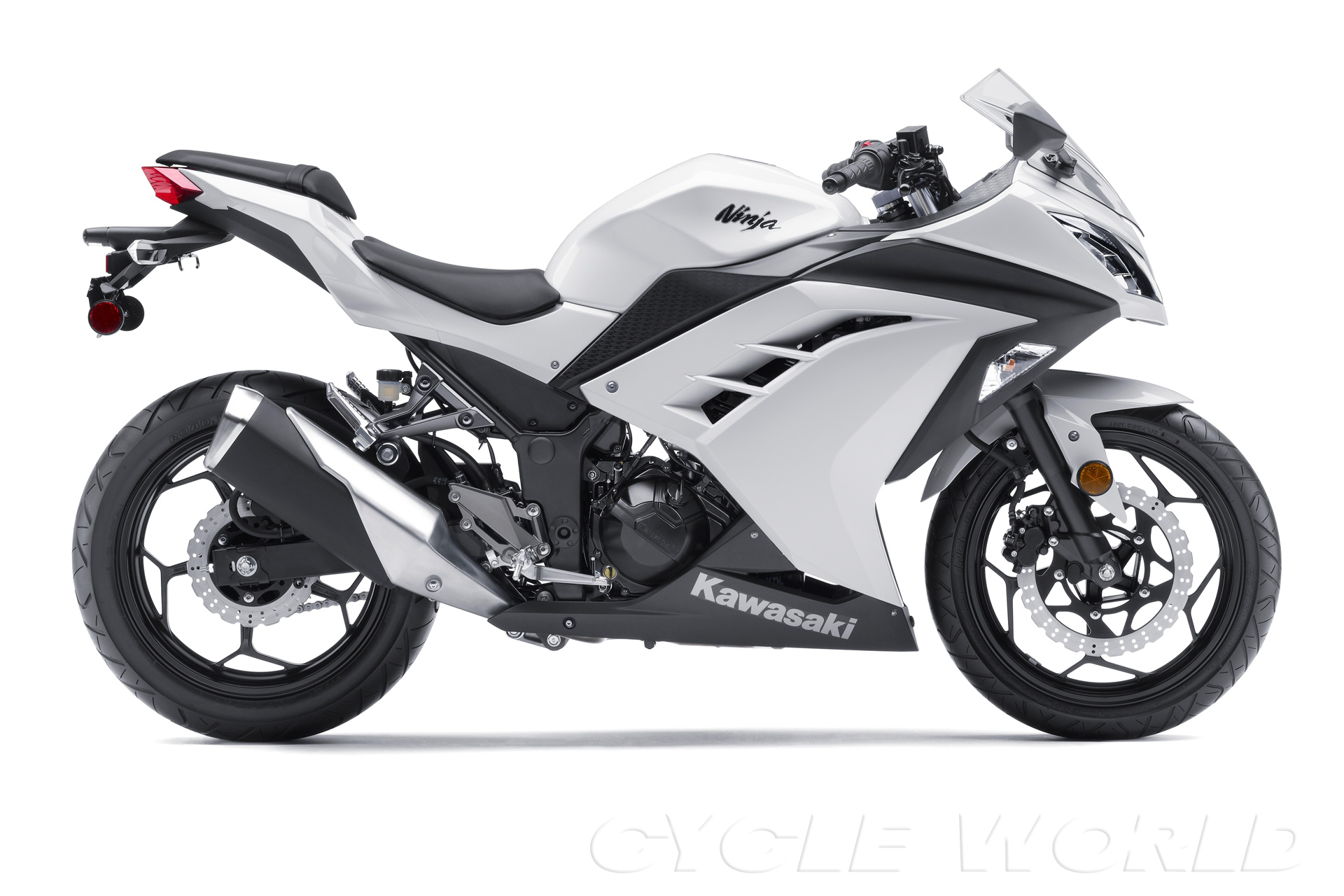 kawasaki ninja 300 white abs